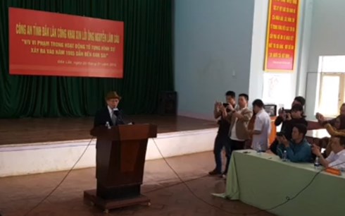 Ông Nguyễn Lâm Sáu phát biểu sau khi được cơ quan chức năng xin lỗi